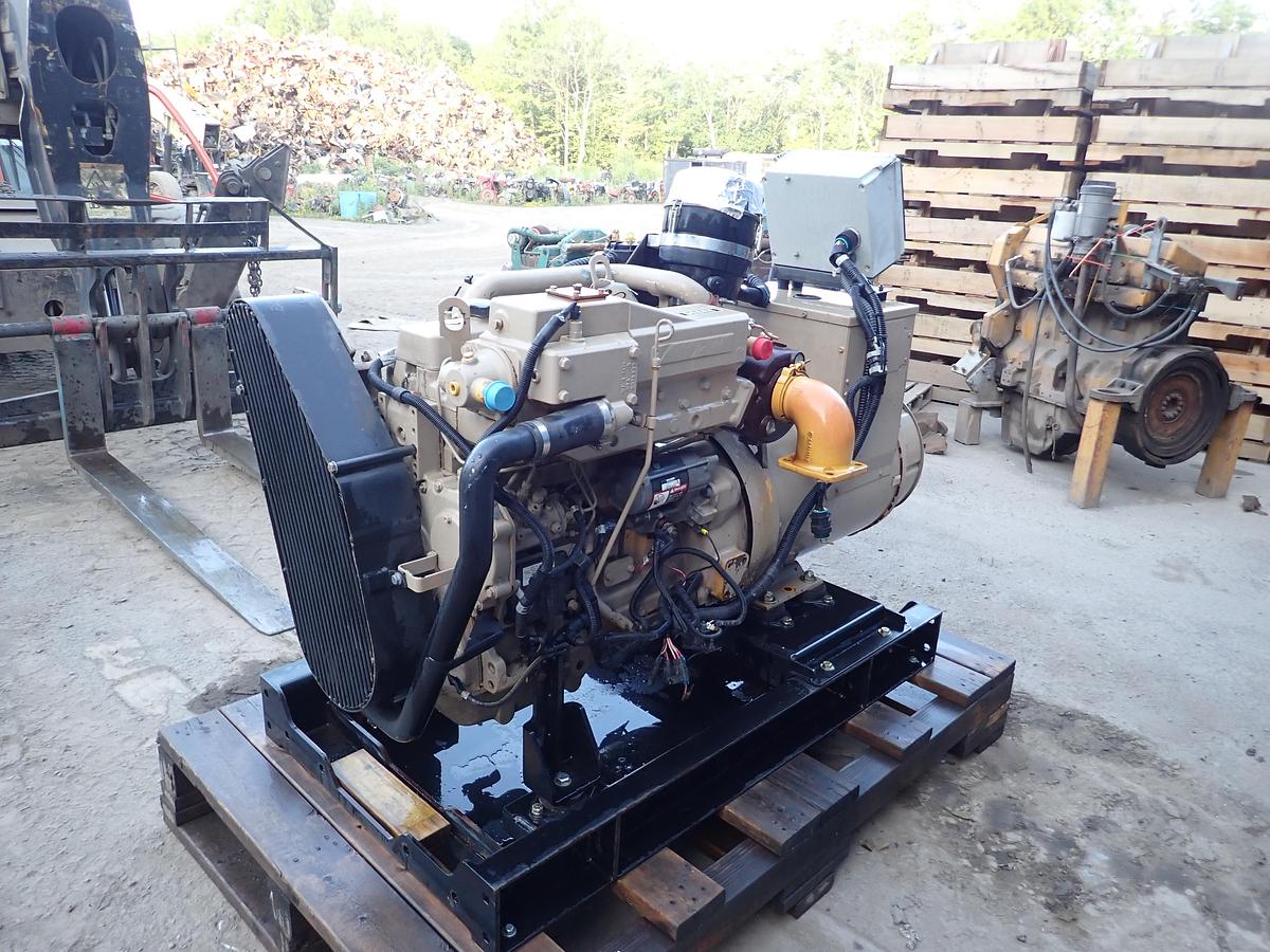 Used 2012 John Deere 4045TFM75 65 KW Marine Generator