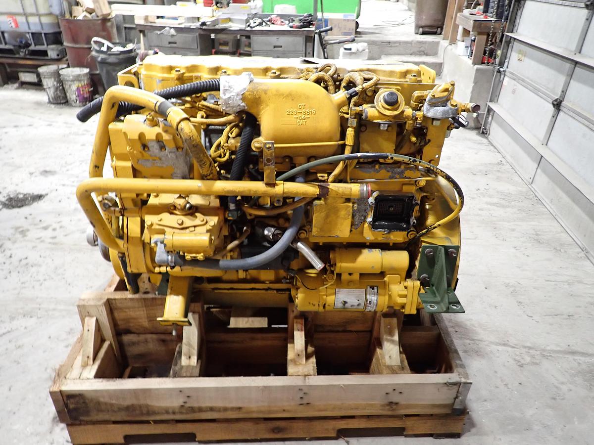 Used 2008 CAT C7 Diesel Engine GOV'T SURPLUS 330 HP
