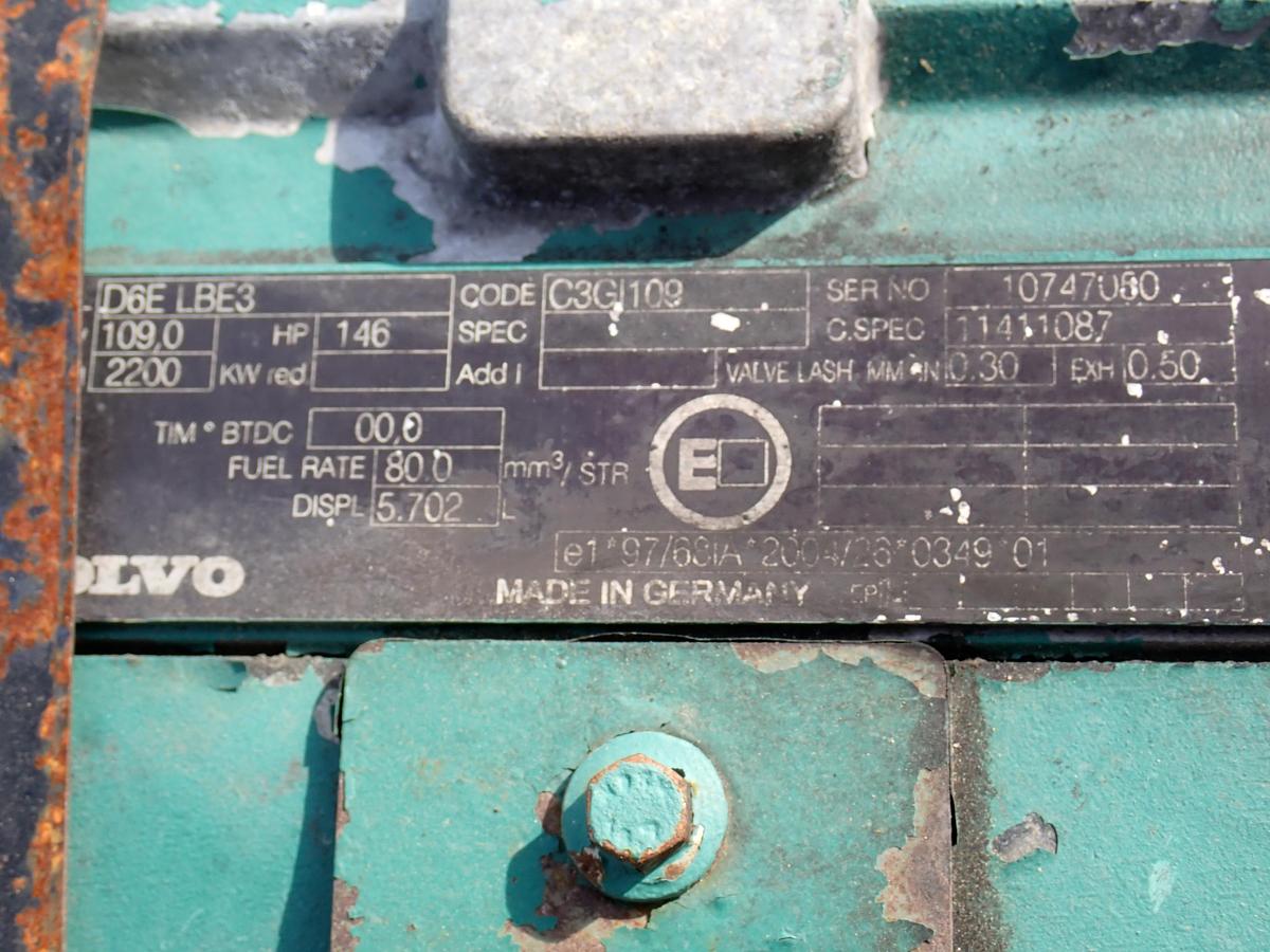 Used 2008 Volvo D6E LBE3 Diesel Engine L70F Loader