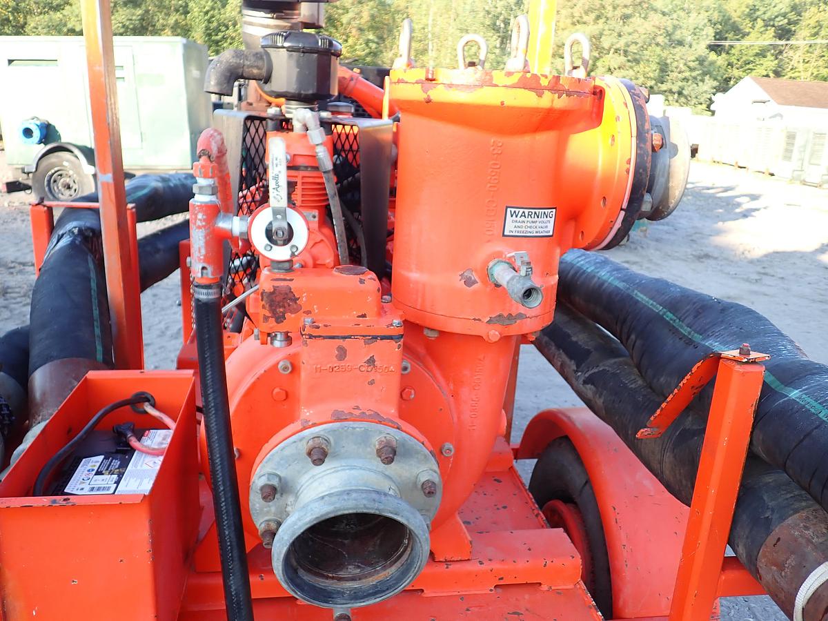 Used 2017 Godwin CD150M 6" Water Pump JOHN DEERE DIESEL