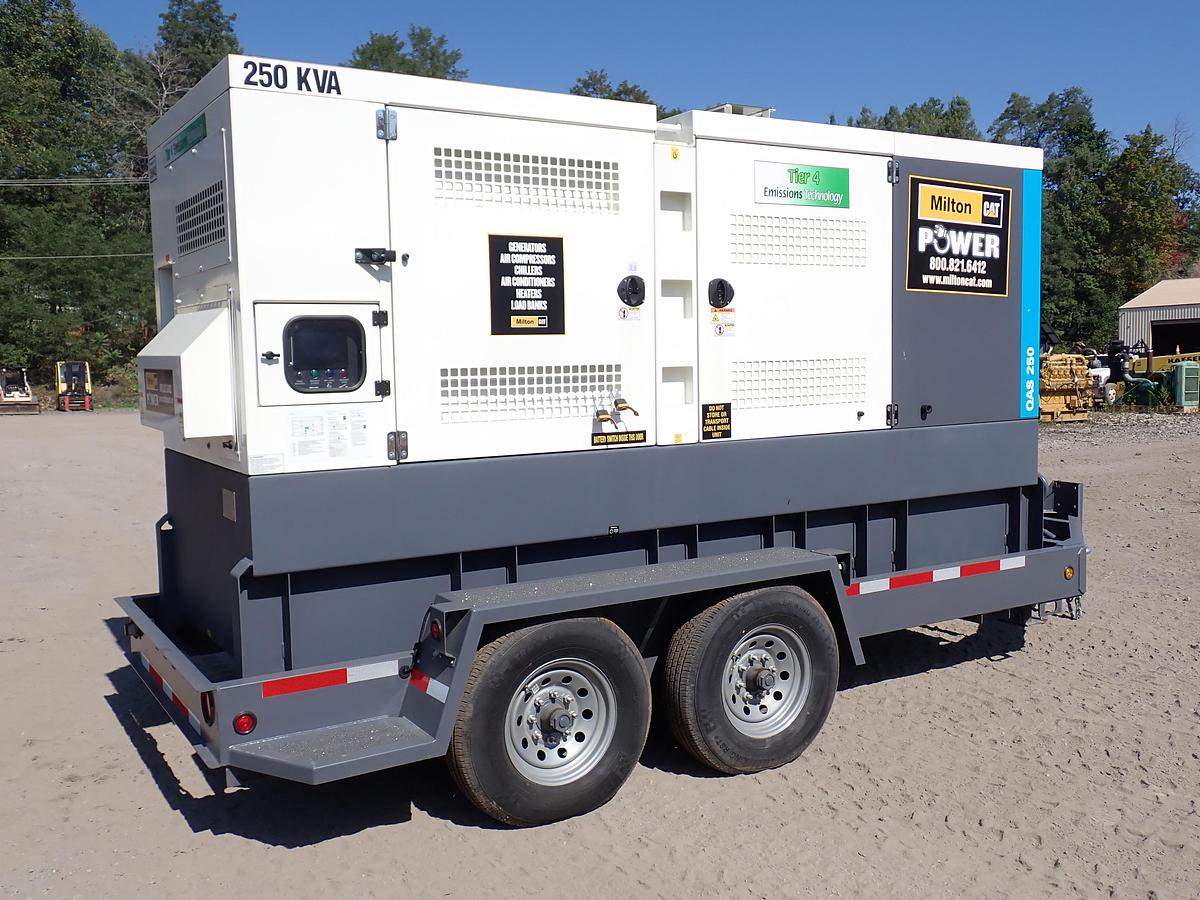 2024 Atlas Copco QAS250 Generator Set UNUSED FACTORY WARRANTY!