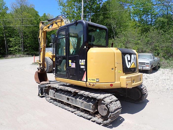Used 2015 Caterpillar 308E2 CR Hydraulic Excavator RUNS STRONG! Q/C A/C Hammer Lines!