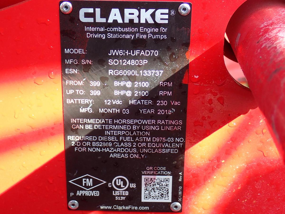 Used 2018 John Deere 6090HFC47 Diesel Engine 42 HOURS!