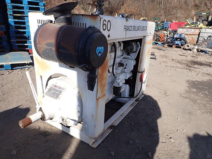 Used John Deere 6068TF150 Turbo Diesel Engine POWER UNIT! VIDEO! PTO CLUTCH! 6068T