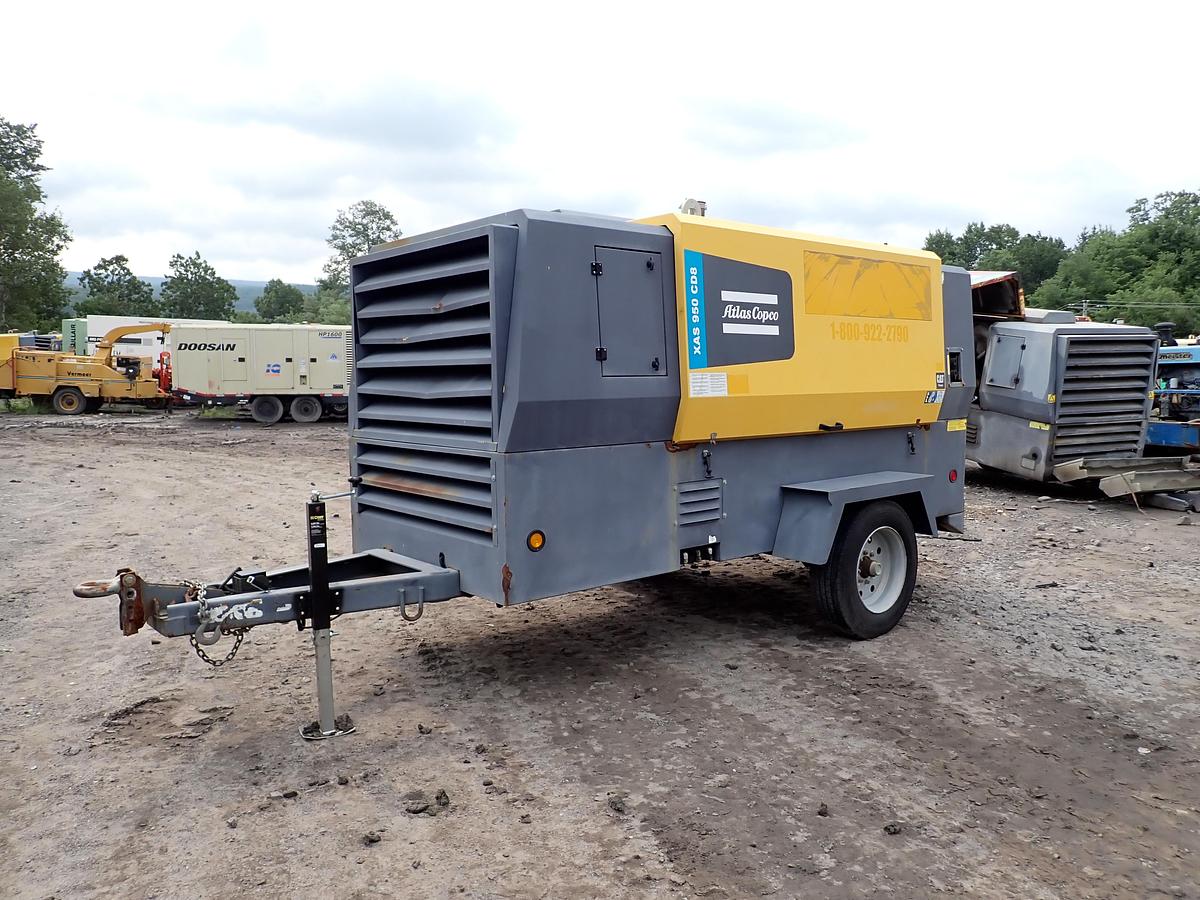 Used 2019 Atlas Copco XAS950 CD8 950 CFM Air Compressor