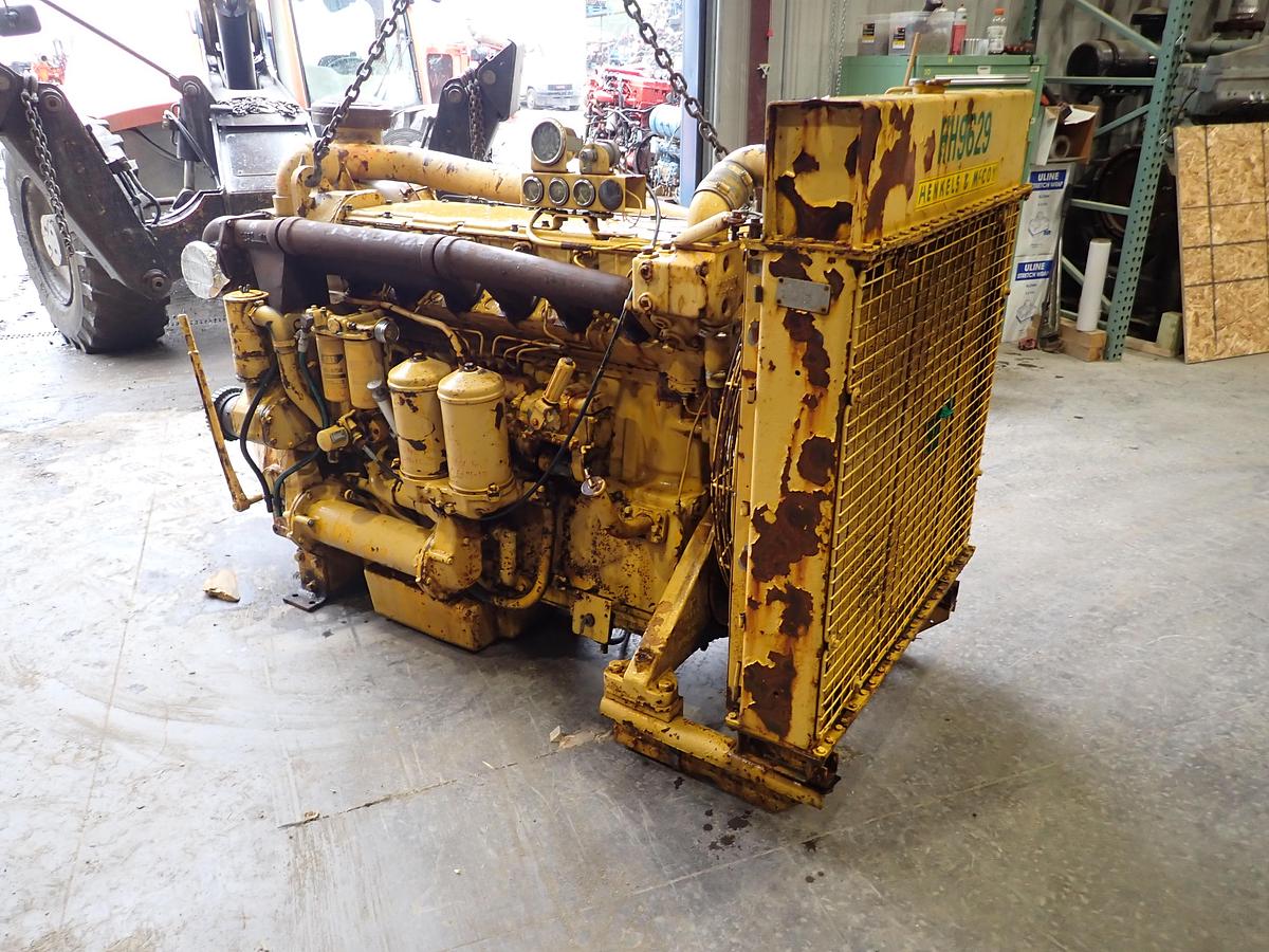 Used CAT D343 Diesel Engine POWER UNIT w/ PTO CLUTCH