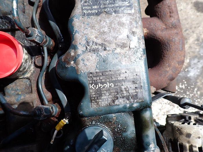 Used 2011 Kubota V3600-ET10 Diesel Engine RUNS MINT! VIDEO!  Skidsteer Forklift