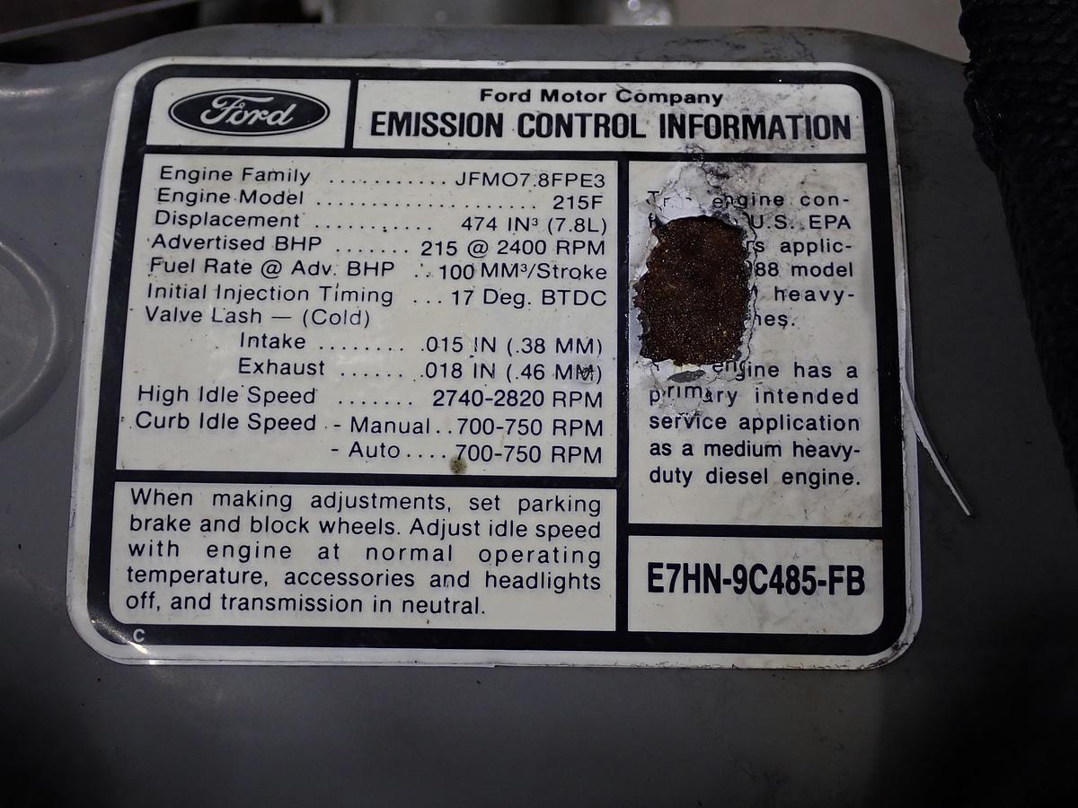 Used 1988 Ford 7.8 Liter