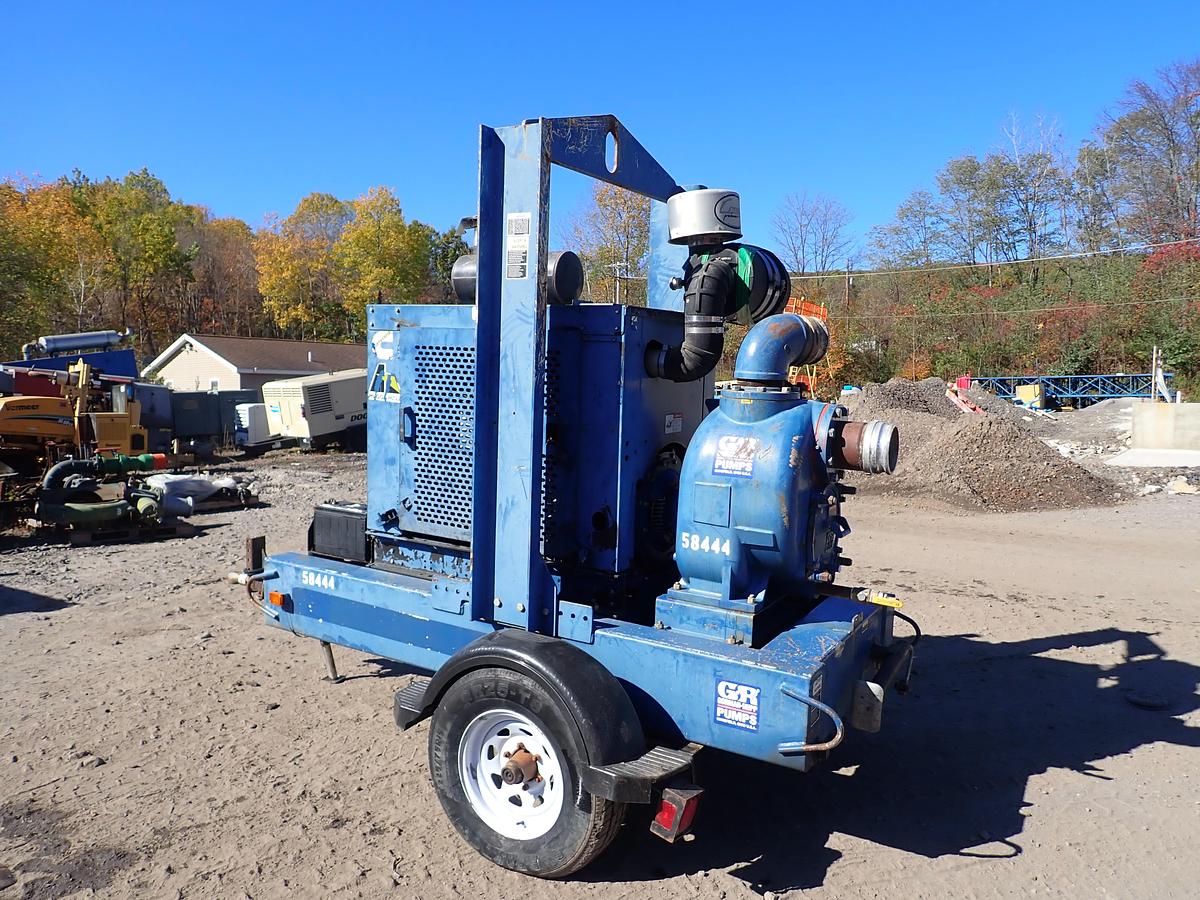 Used Gorman Rupp T6A60S 6" Portable Water Pump