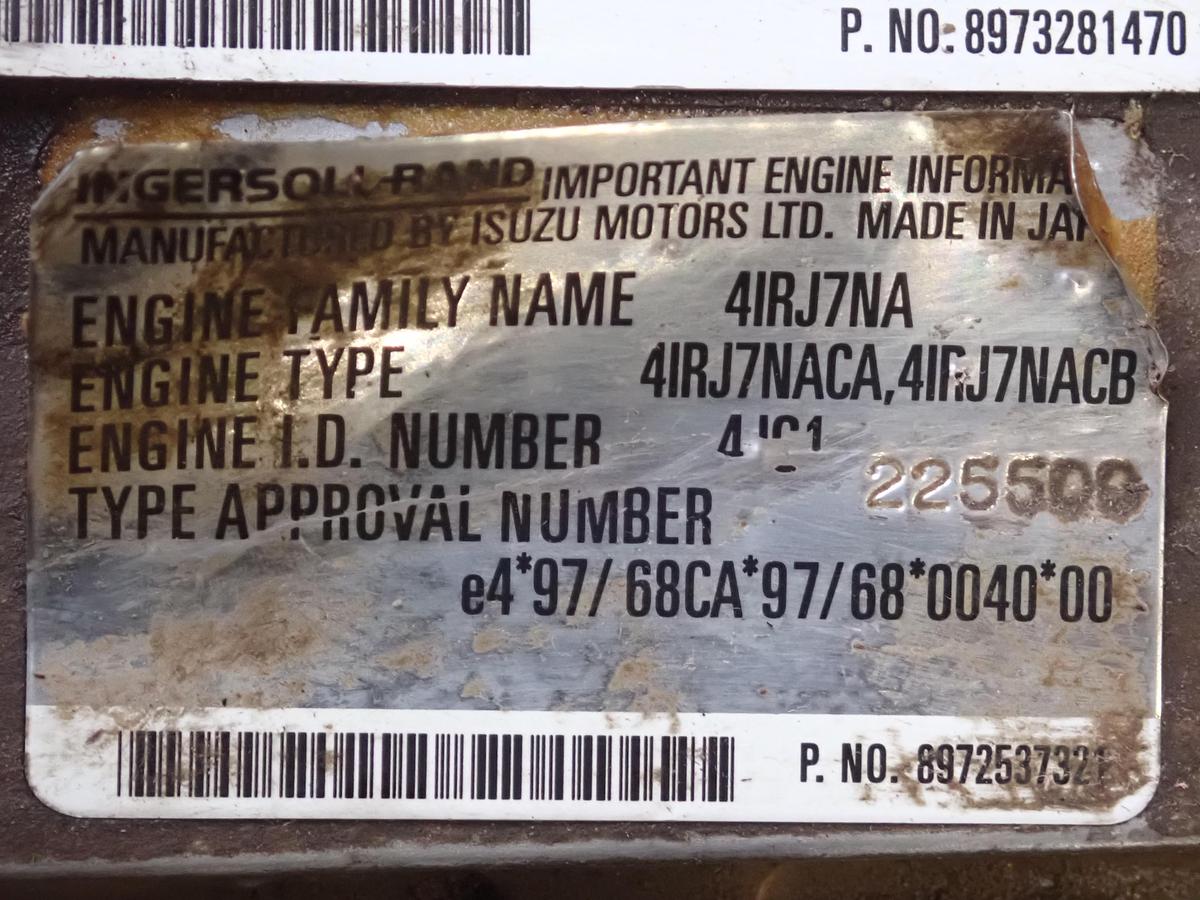 Used 2002 Isuzu 4JG1 Diesel Engine 4IRJ7