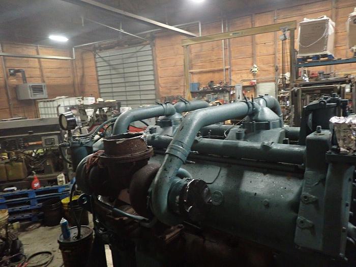 Used Detroit Diesel 12V149 TI Turbo Engine GOOD RUNNER! VIDEO! 149 Quad Turbo GM