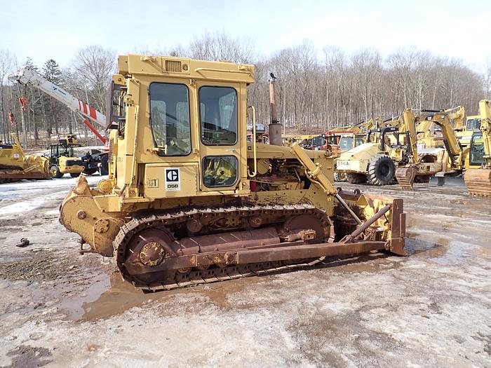 Used 1982 CAT D5B Crawler Dozer w/ CAB & WINCH 