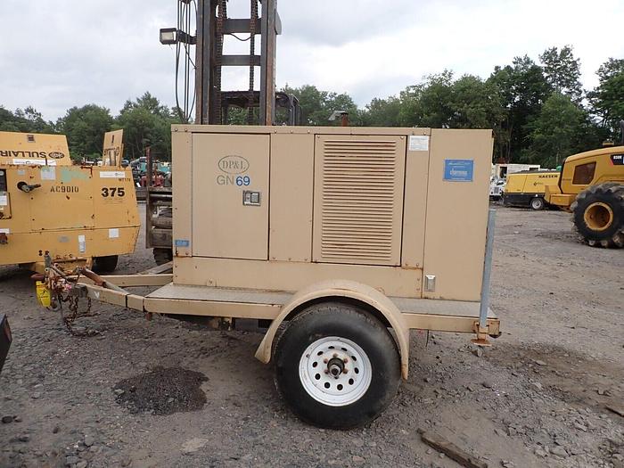 Used Jet Electric EZ50 50 KW Generator VIDEO! Genset Trailer Towable Yanmar Diesel