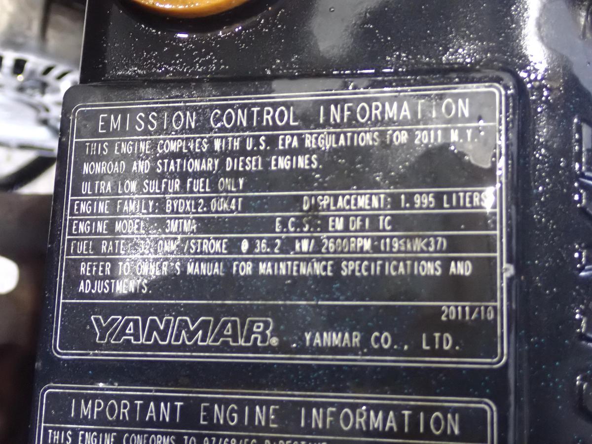 Used 2011 Yanmar 4TNV84T-BMIRD Diesel Engine