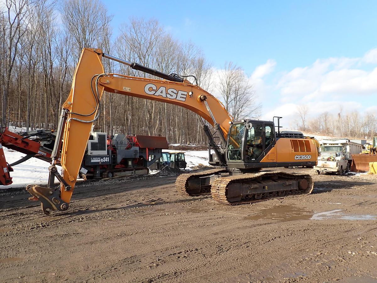 Used 2021 Case CX350D Hydraulic Excavator