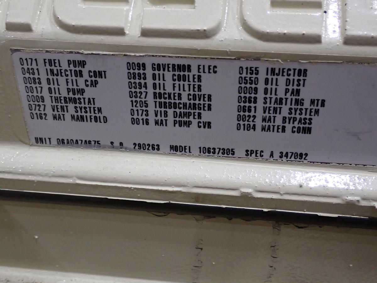 Used Detroit Diesel 6-71TA Engine 1063-7305
