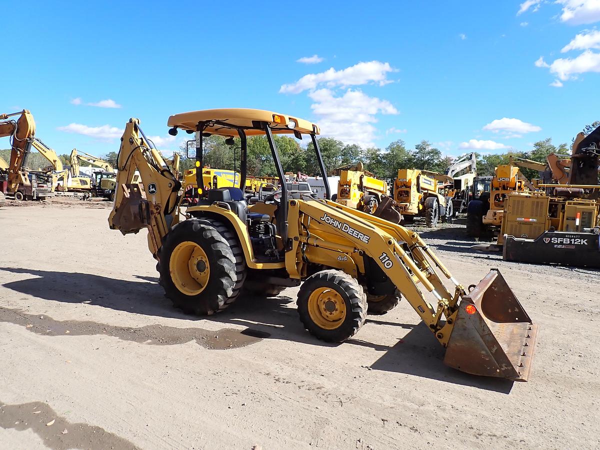 Used 2011 John Deere 110 Loader Backhoe