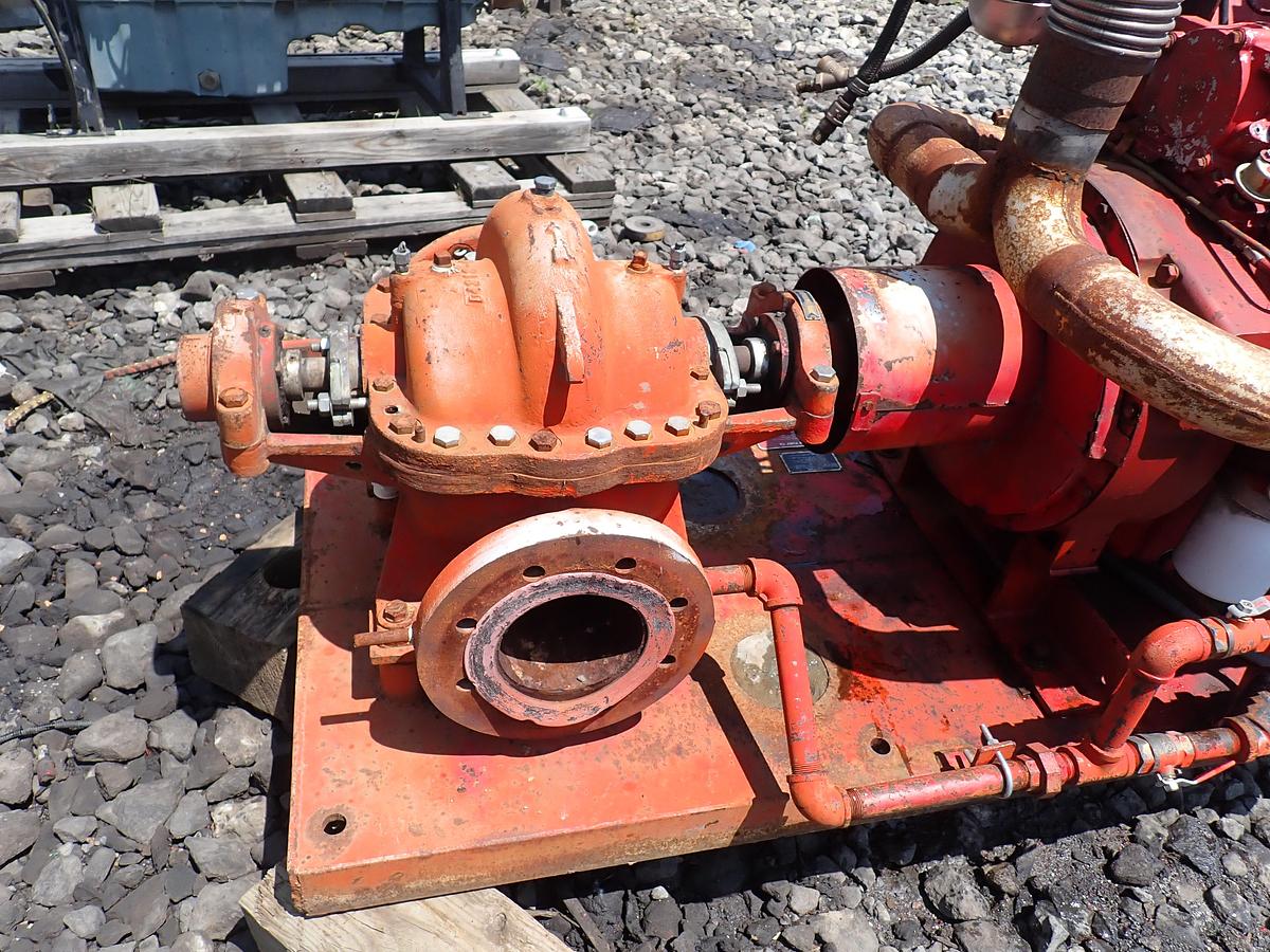 Used 1986 Patterson 8x6 YR Diesel Fire Pump CUMMINS V504 818 HOURS