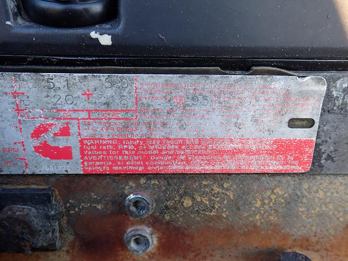 Used 1995 Cummins LTA10-300 Diesel Truck Engine DRY INTAKE  CPL 1866