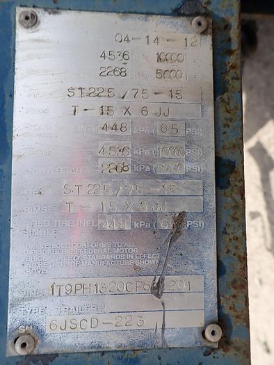 Used 2012 Thompson 6JSCD 6" Water Pump