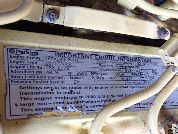 Used 2000 LeRoi Q185D 185 CFM Air Compressor CAT 3034 Diesel