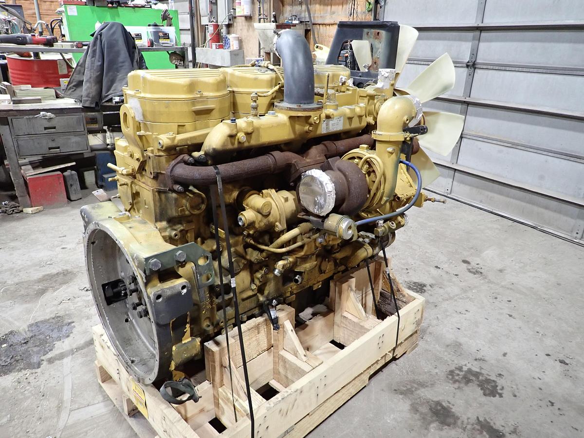 Used 2003 CAT C12 Diesel Engine GOV'T SURPLUS 410 HP W/ JAKES