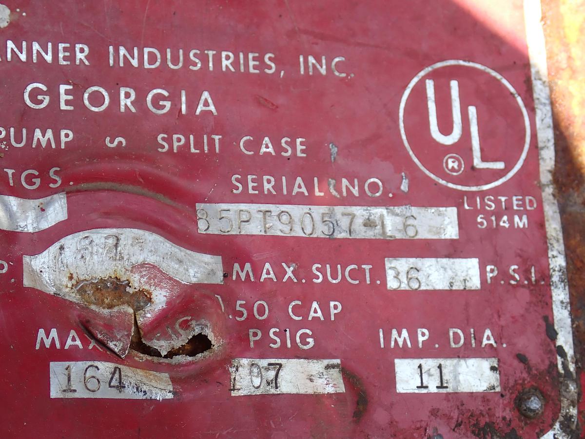 Used 1986 Patterson 8x6 YR Diesel Fire Pump CUMMINS V504 818 HOURS