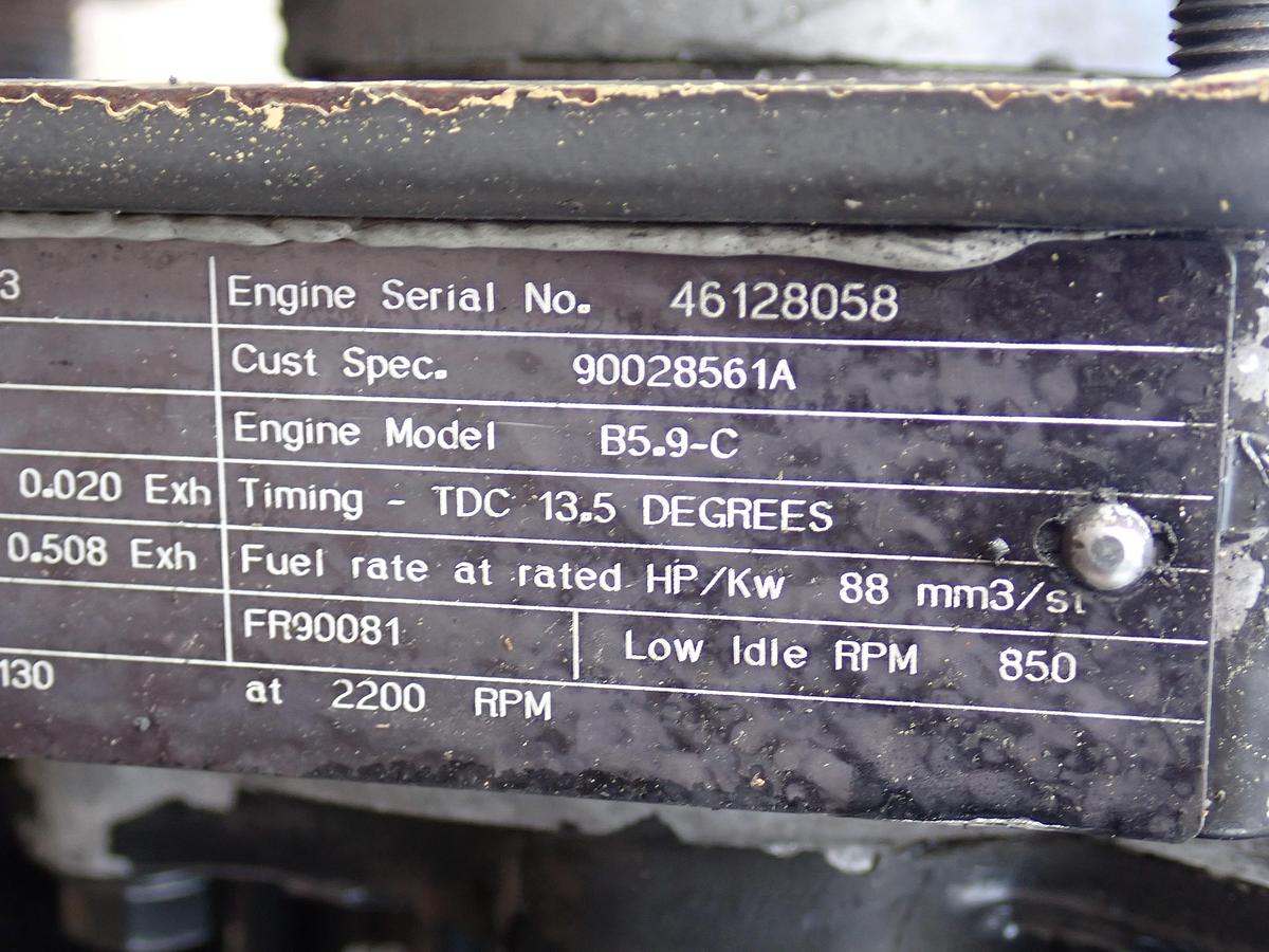 Used 2001 Cummins B5.9C Diesel Engine 6BTA CPL 2063 5.9