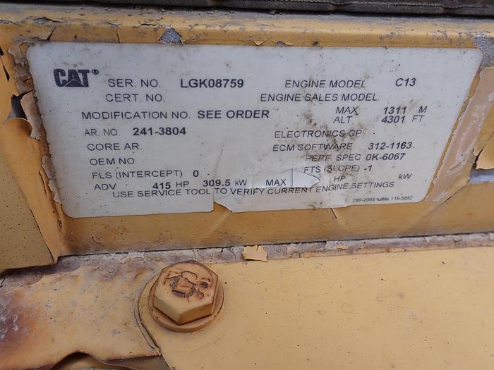 Used CAT C13 440 HP Diesel Engine 1600 HOUR POWER UNIT A/R 241-3804