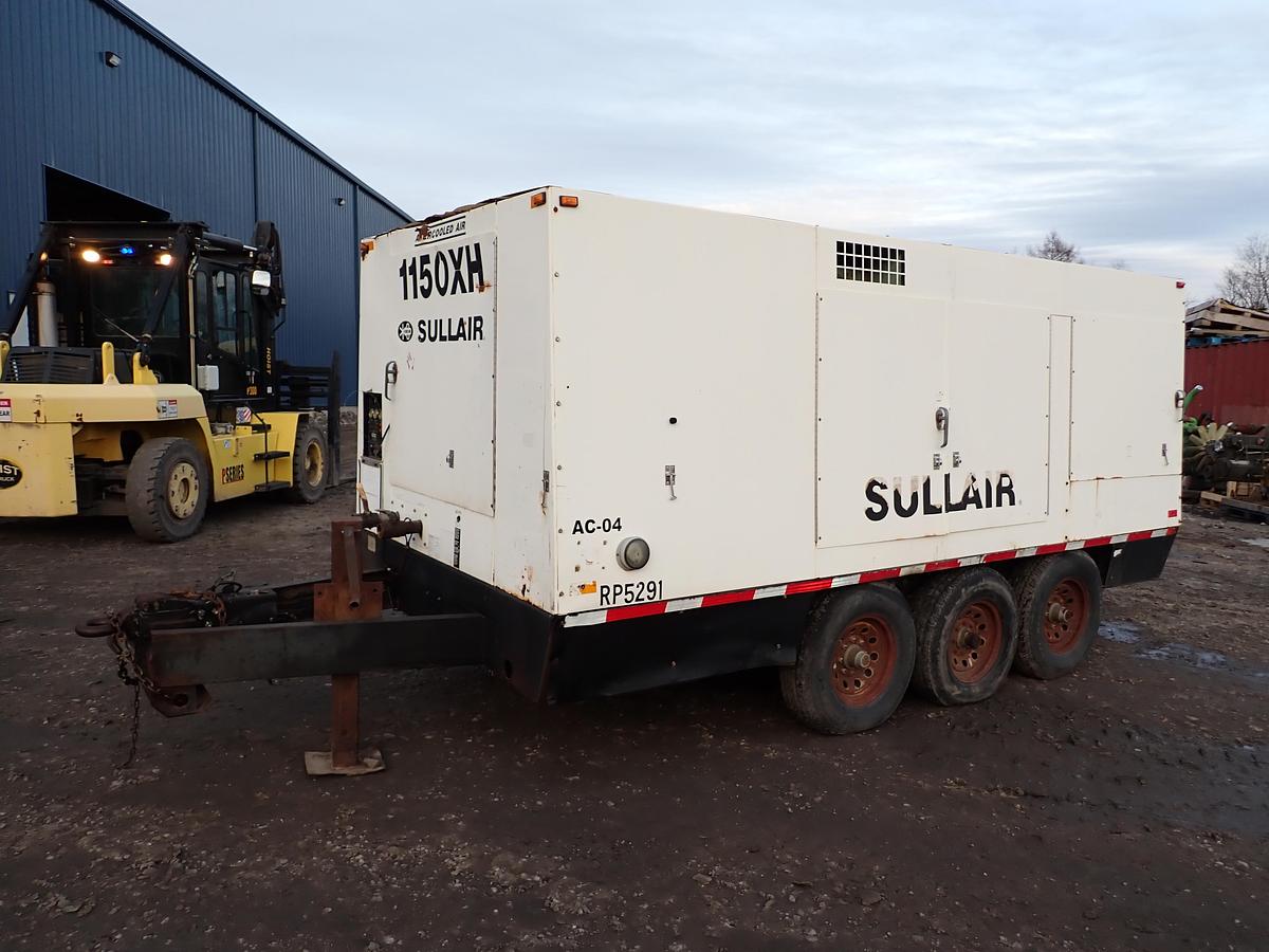 Used 2006 Sullair 1150XHA 350 PSI Air Compressor CAT DIESEL