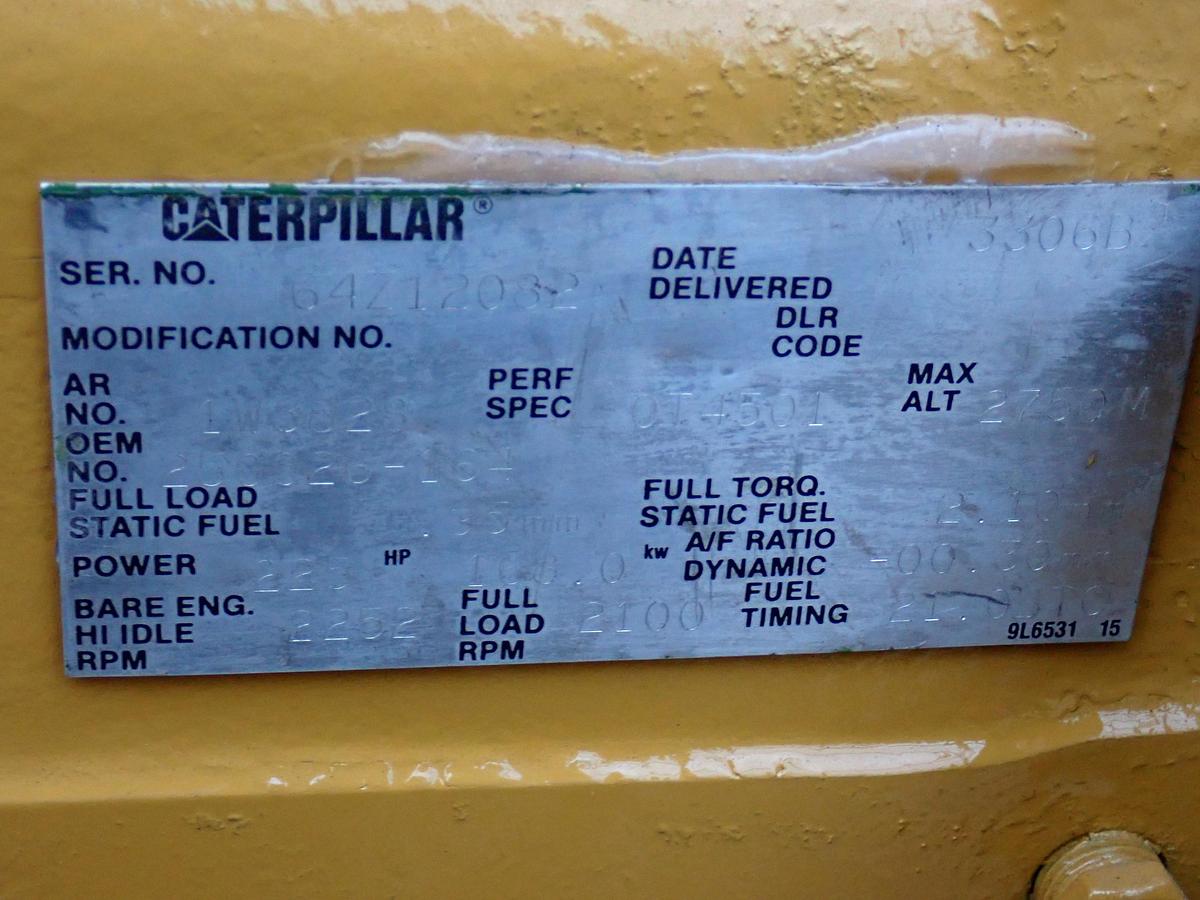 Refurbished 1991 CAT 3306 DI Diesel Engine REBUILT! 1W3828