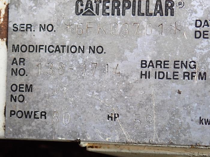 Used CAT 3054 Diesel Power Unit A/R 138-1714 
