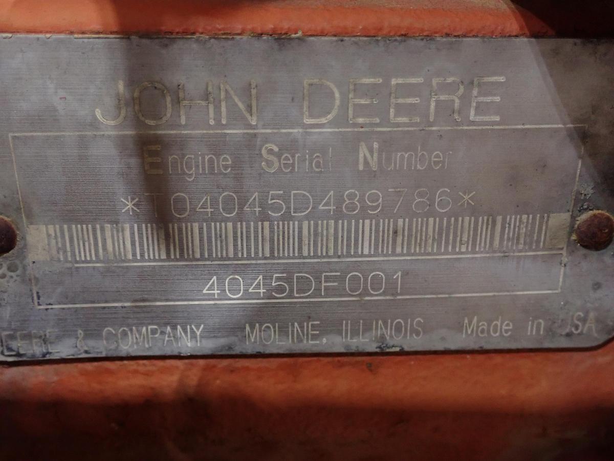Used John Deere 4045DF001 Diesel Engine 269 HOURS!!