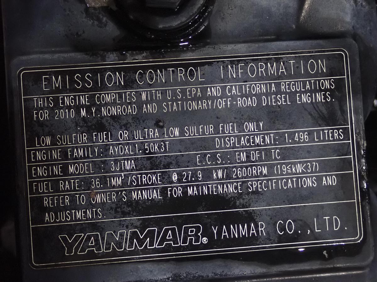 Used 2010 Yanmar 3TNV84T-BMJFM Diesel Engine