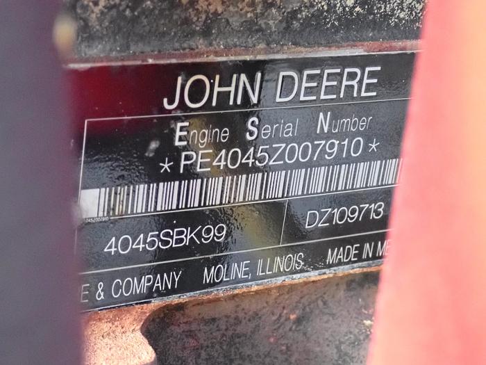 Used 2017 John Deere 4045TF290 Diesel Engine Power Unit LOW HOUR SHORT BLOCK