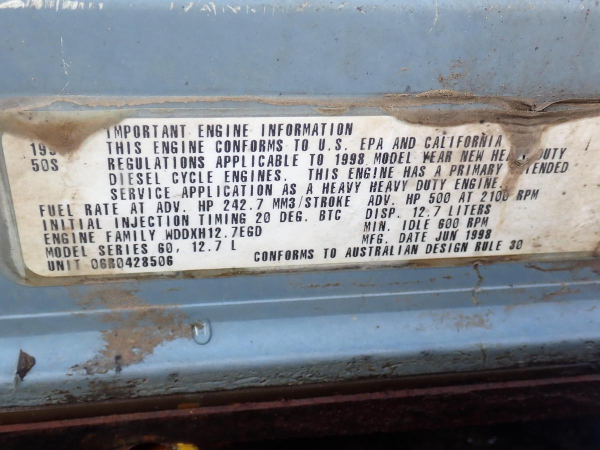 Used 1998 Detroit Diesel 12.7 Series 60 DDEC 3 Engine 430 HP LOW MILES