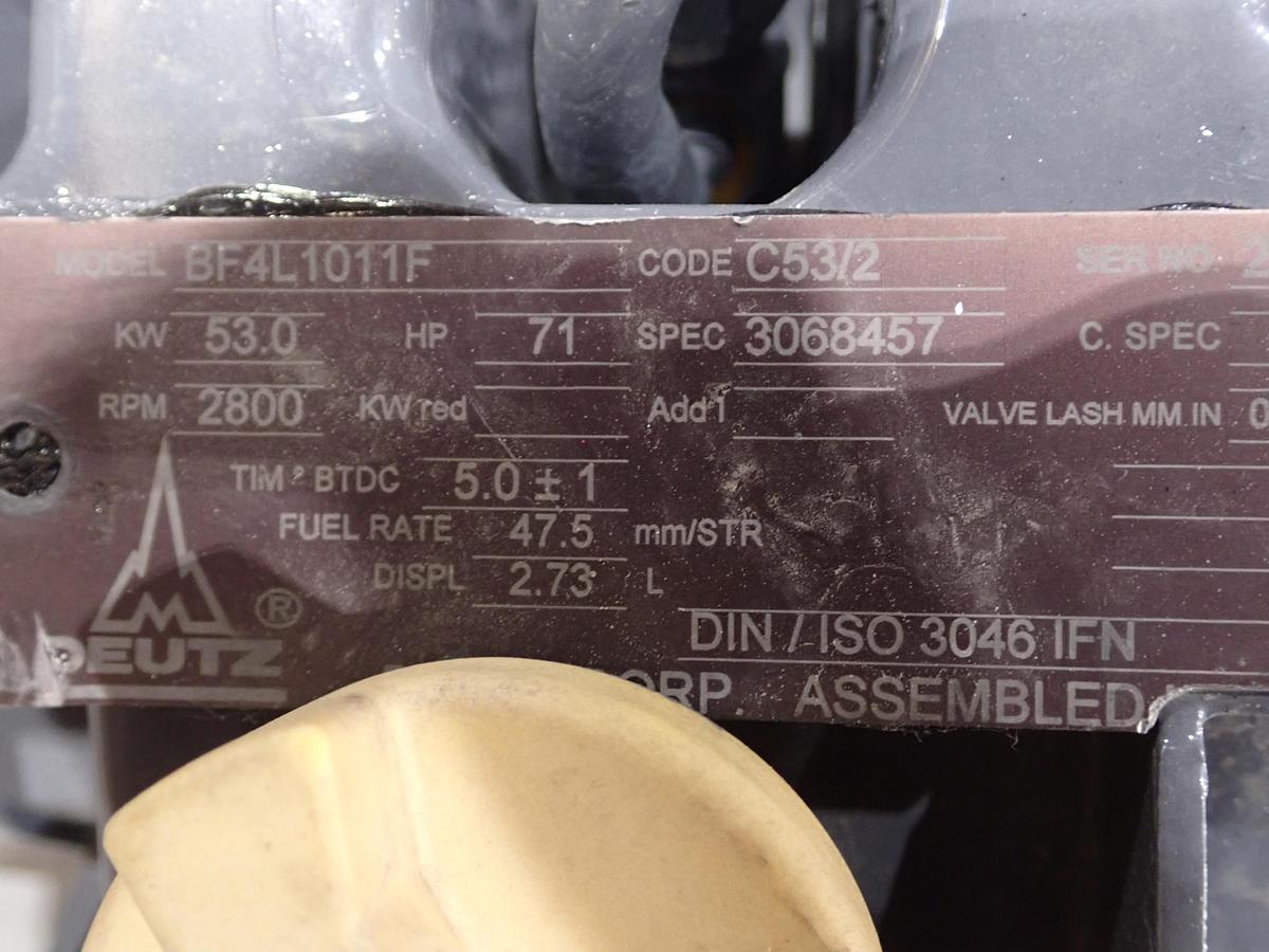 Deutz BF4L1011F Turbo Diesel Engine REBUILT!