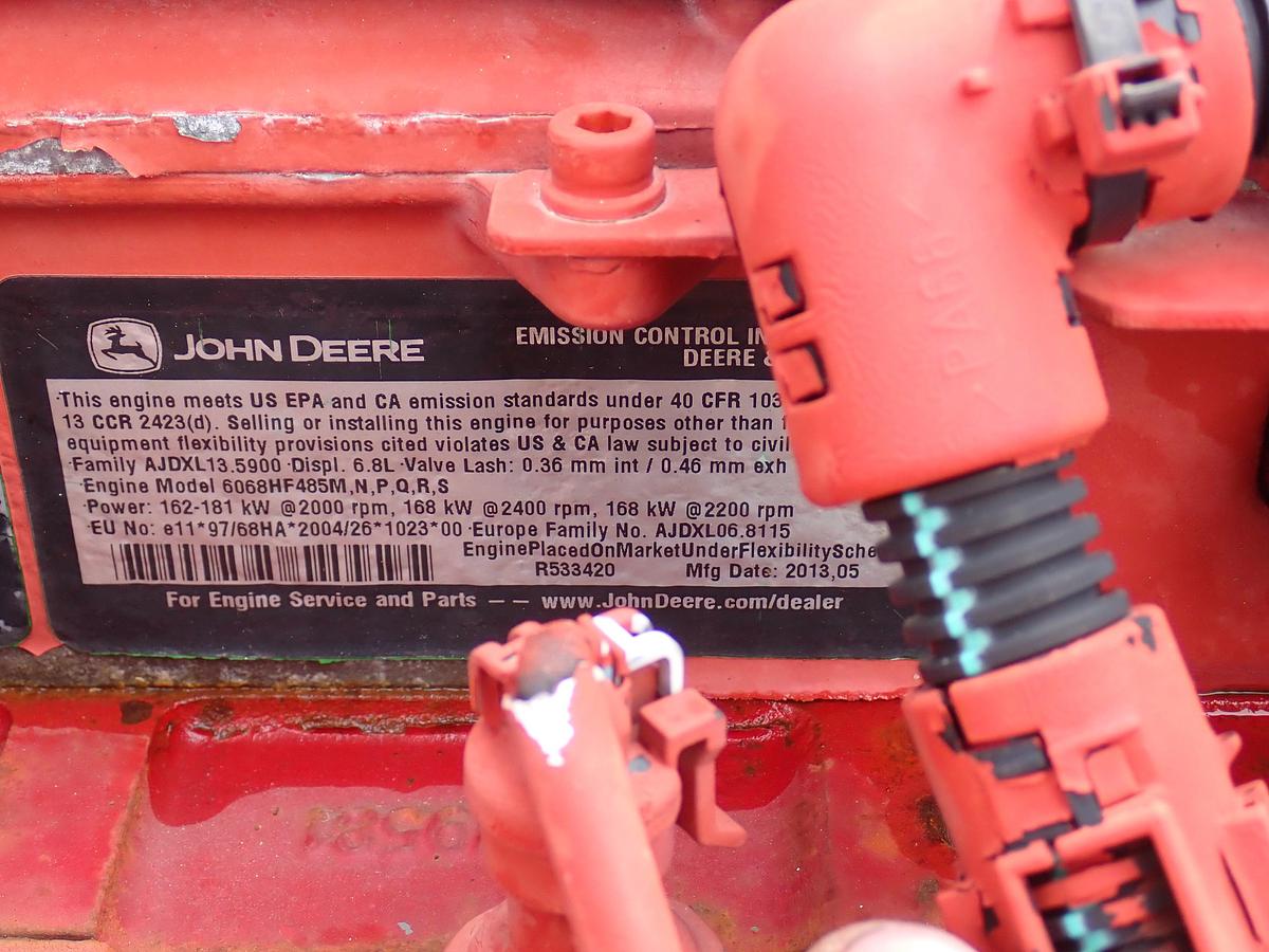 Used 2013 John Deere 6068HF485 Diesel Power Unit