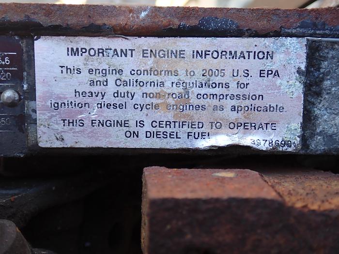 Used 2005 Cummins 6CTA 8.3 Diesel Engine CPL 8185