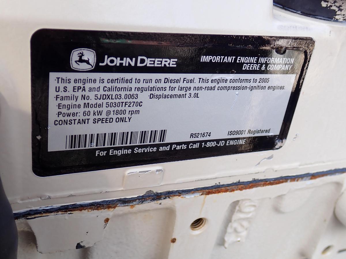 Used 2005 John Deere 5030TF270 Diesel Engine