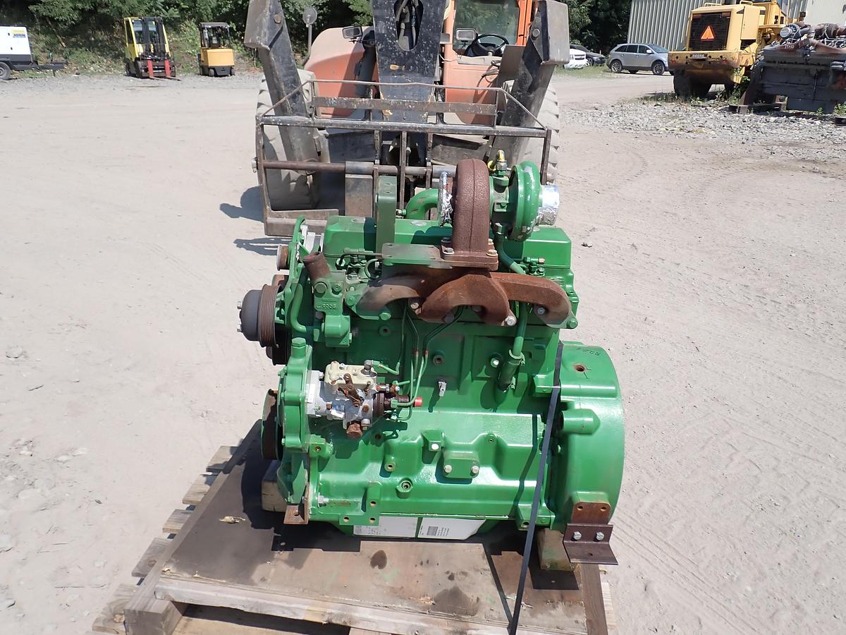 Used John Deere 4045TF151 Diesel Engine LOW HOUR GOV'T SURPLUS