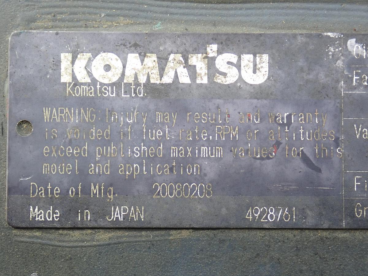 Used 2008 Komatsu SAA4D107E-1 Diesel Engine D39EX-22 DOZER