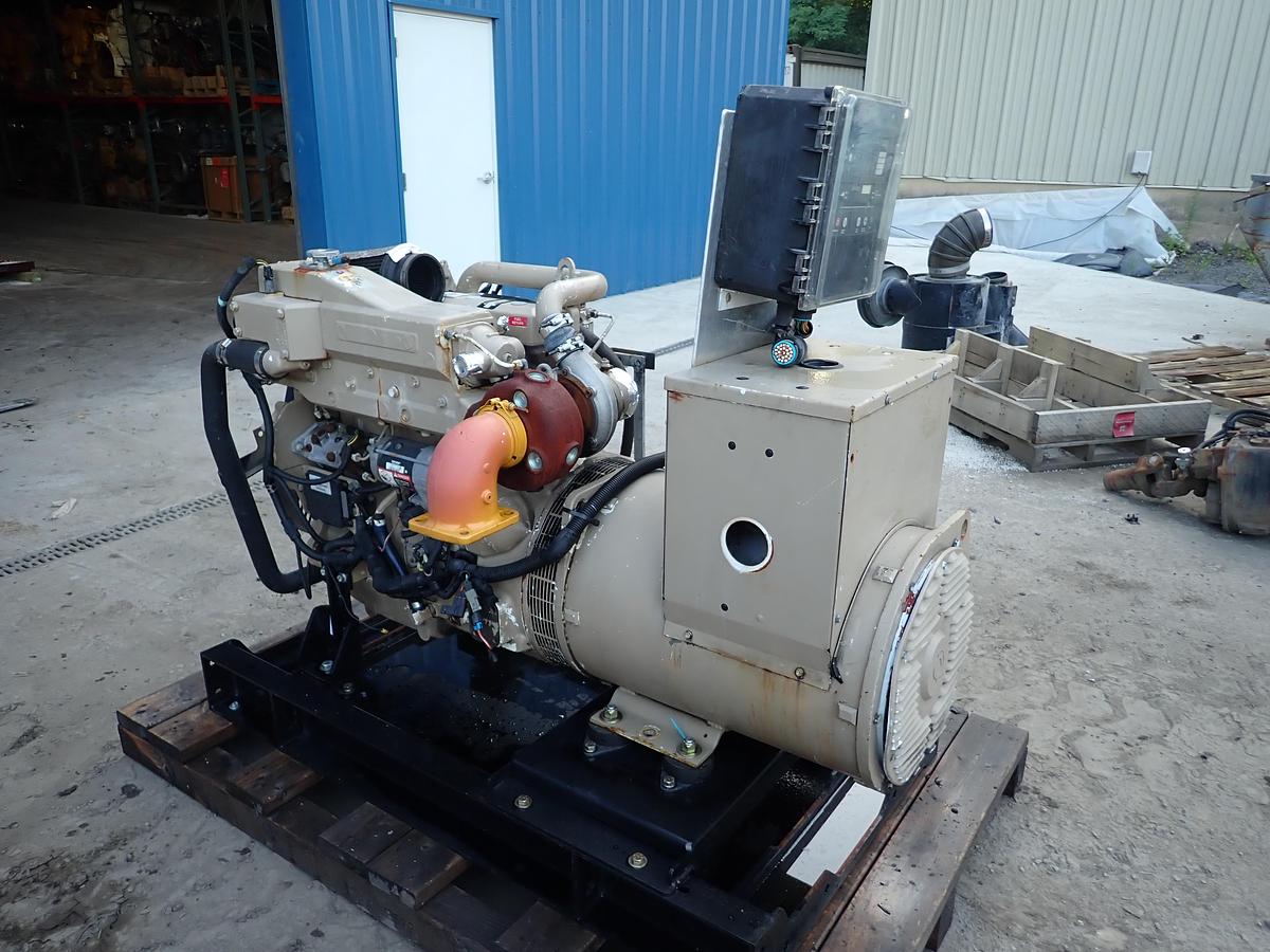 Used 2012 John Deere 4045TFM75 65 KW Marine Generator