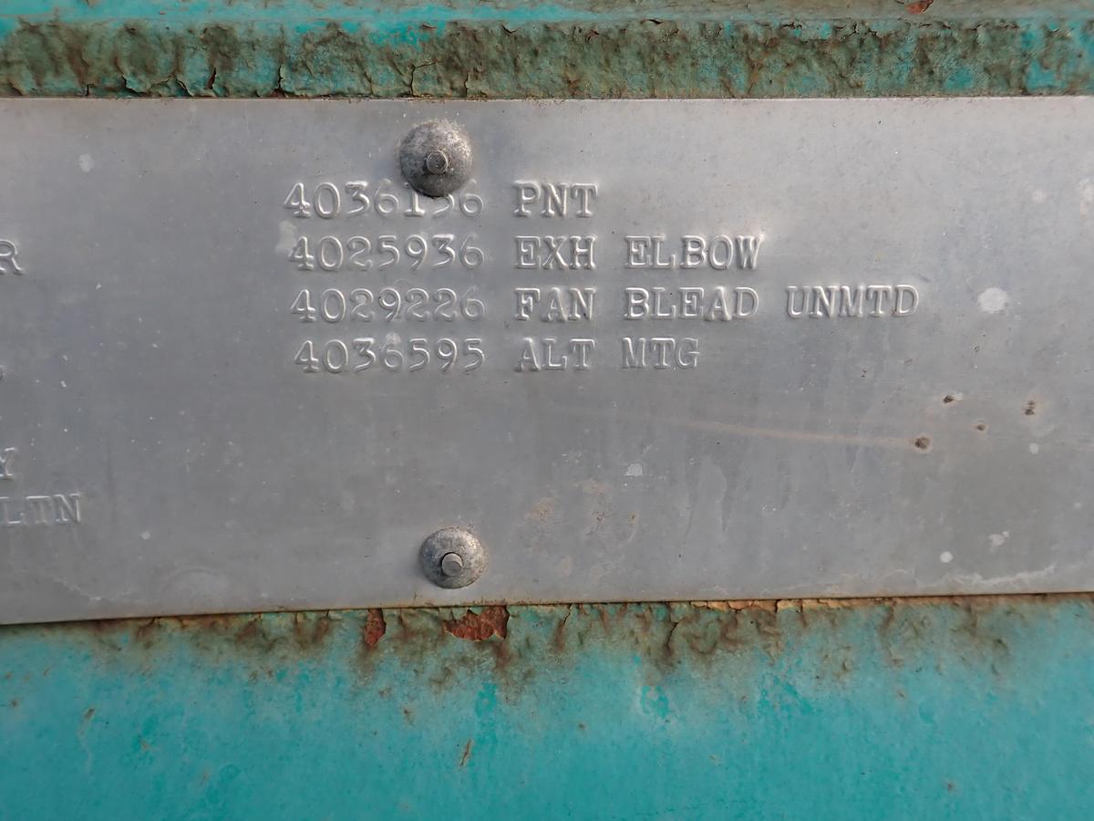 Used Allis Chalmers 670T Diesel Engine TAKEOUT