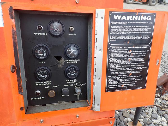 Used 2008 Sullivan Palatek D0185QH11JDB 185 CFM Air Compressor