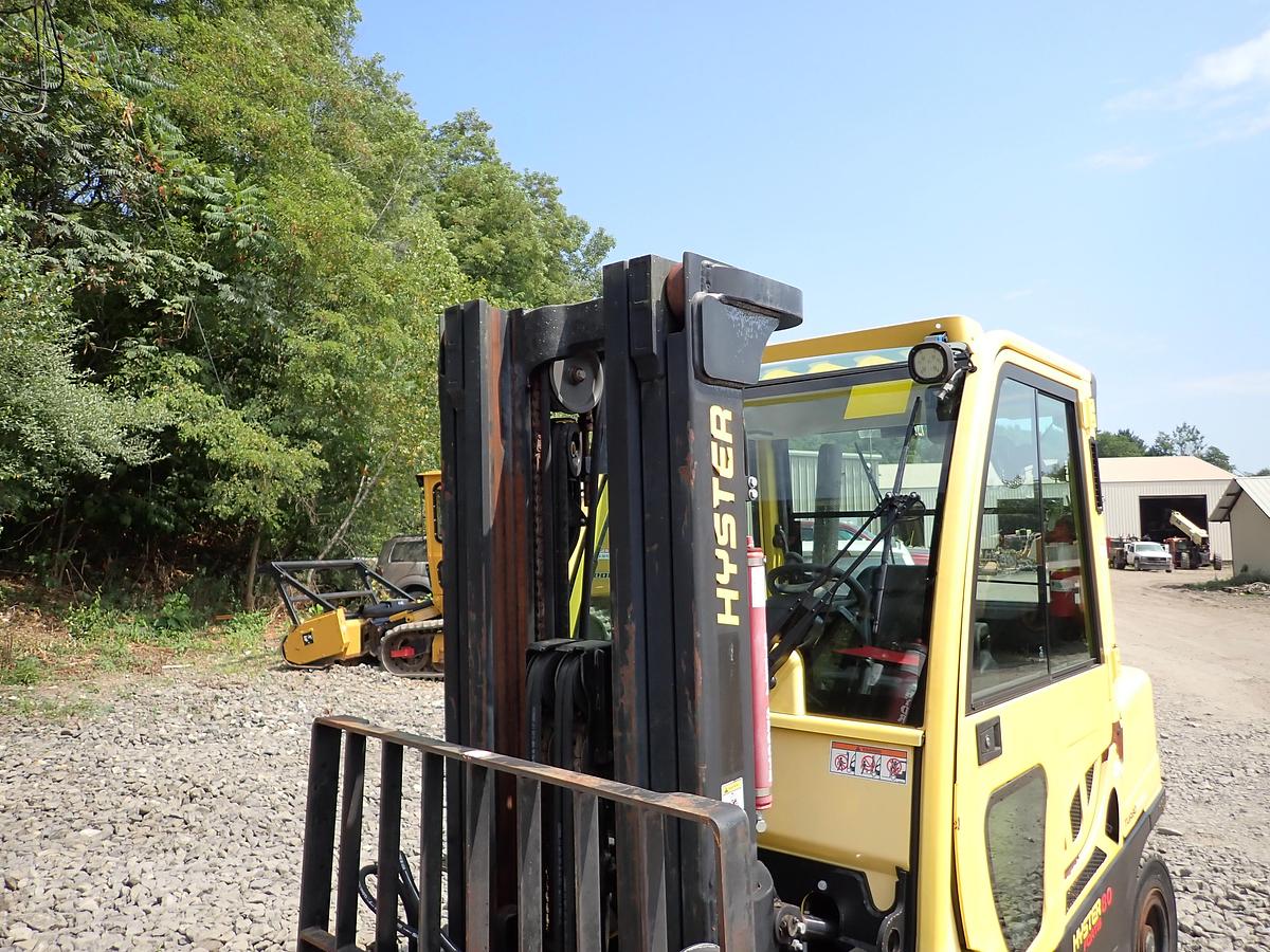 Used 2015 Hyster H80FT Diesel Forklift LOW HOURS! POSITIONERS!