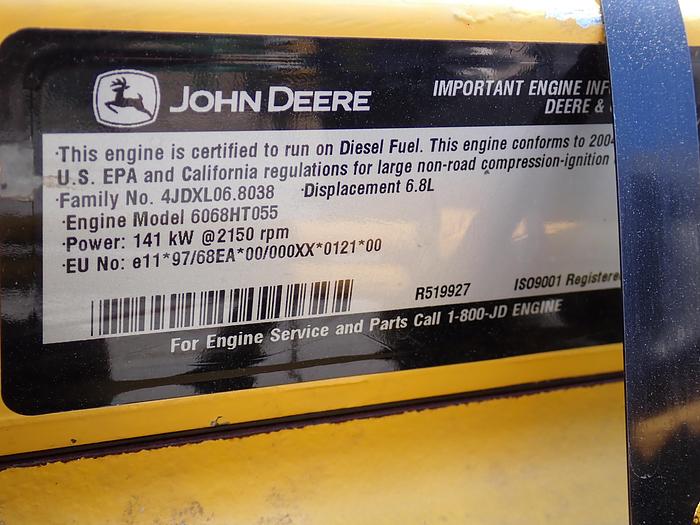 Used 2004 John Deere 6068HT055 Diesel Engine 270C LC Excavator