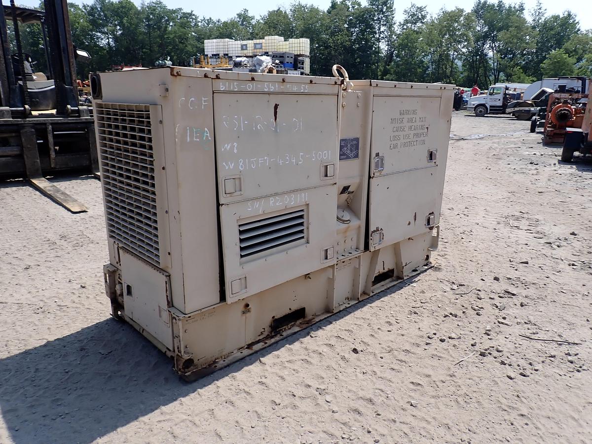 Used 1990 Libby MEP007B 100 KW Diesel Generator GOV'T SURPLUS