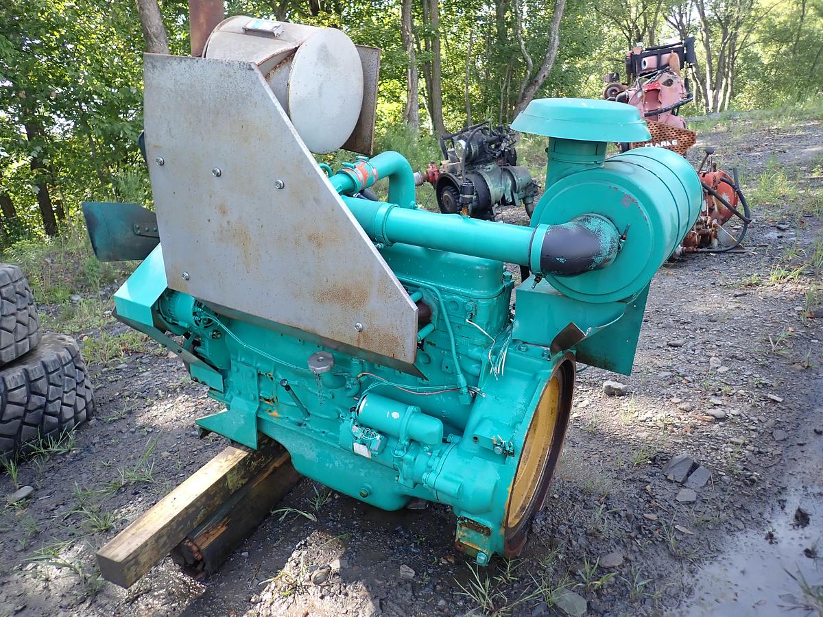 Used Komatsu S6D110-1 Turbo Diesel Engine 1195 HOURS!