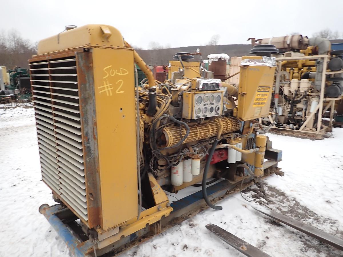 Used 2001 CAT 3412E Diesel Engine POWER UNIT! AR 156-7211